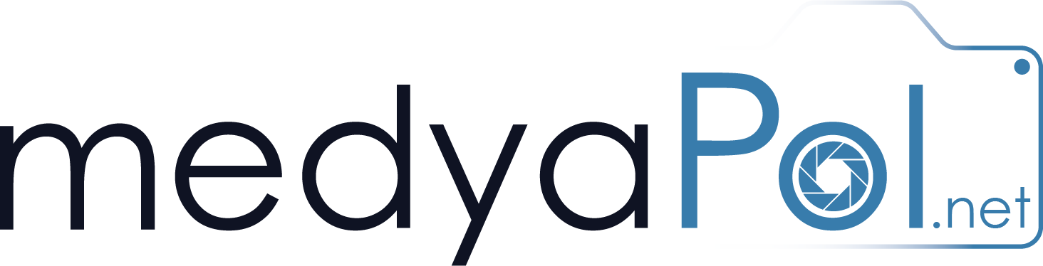 MedyaPol dijital medya ajansı logosu — açık tema menü